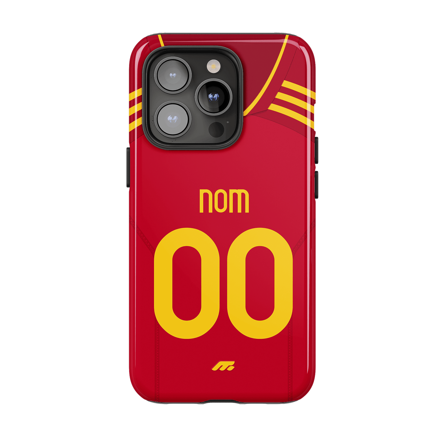 Coque de téléphone As Roma personnalisé de football