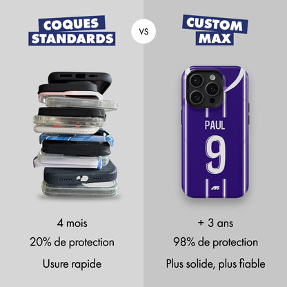 Coque de téléphone Toulouse Fc personnalisé de football
