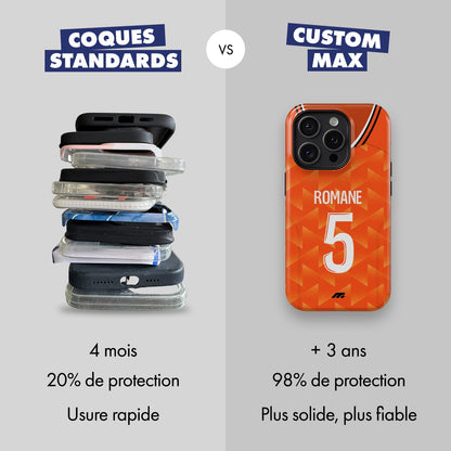 Coque de téléphone Fc Lorient personnalisé de football