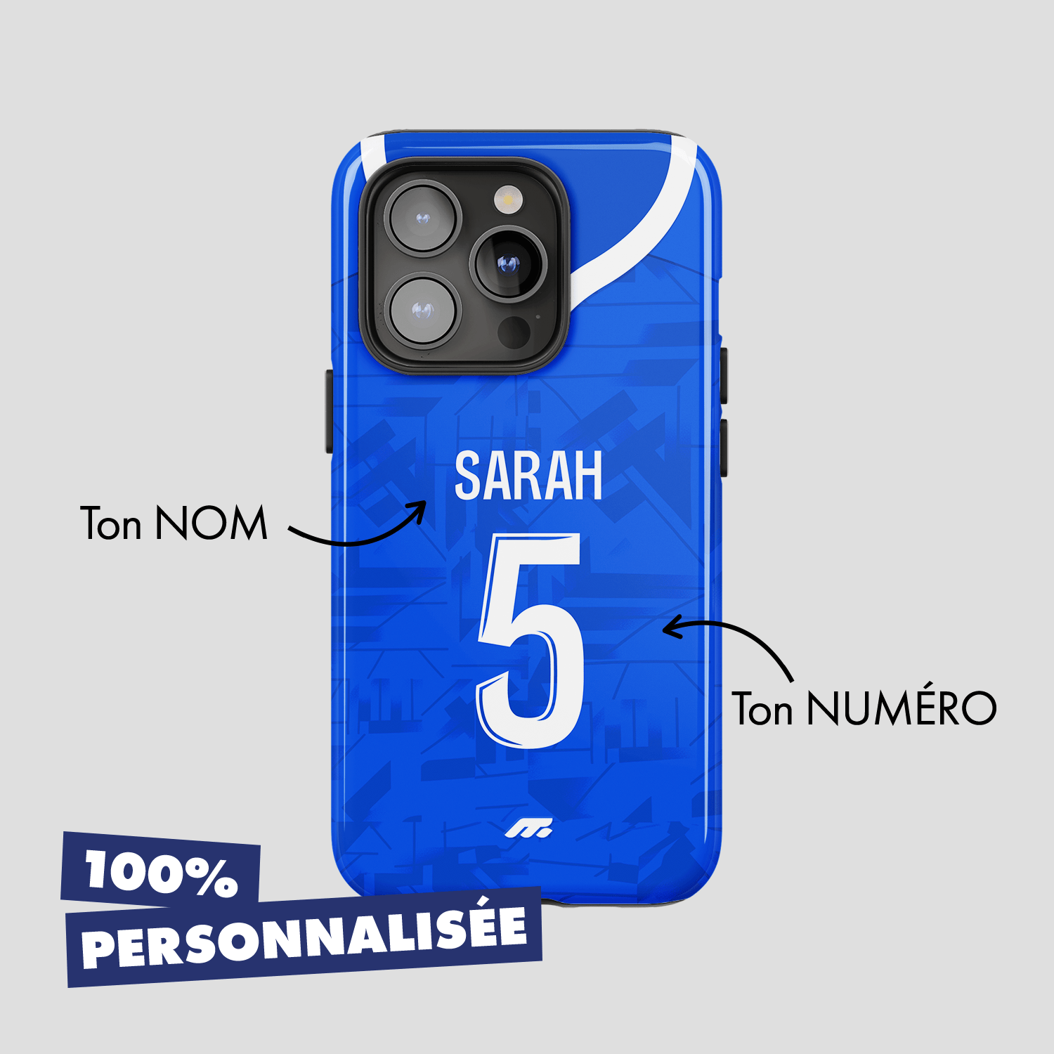 Coque ES Troyes football personnalisable pour téléphone - iPhone, Samsung, Google, Xiaomi, Oppo
