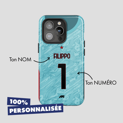 Coque AC Milan football personnalisable pour téléphone 