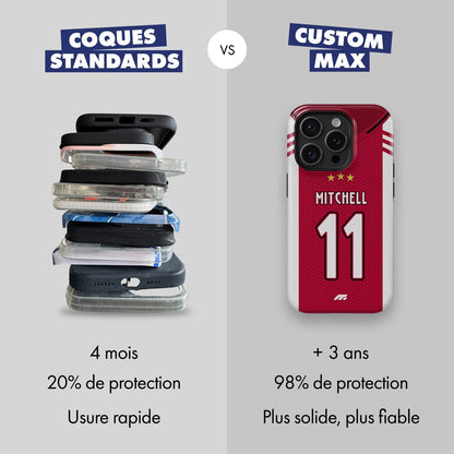 Coque de téléphone AJAX personnalisable pour téléphone