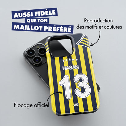 Coque Fenerbahce football personnalisable pour téléphone - iPhone, Samsung, Google, Xiaomi, Oppo