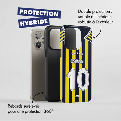 Coque Fenerbahce football personnalisable pour téléphone - iPhone, Samsung, Google, Xiaomi, Oppo
