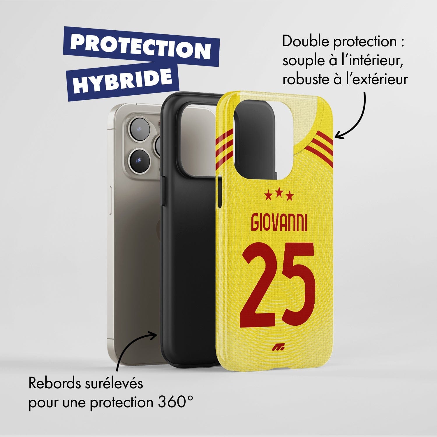 Coque Juventus Turin football personnalisable pour téléphone 