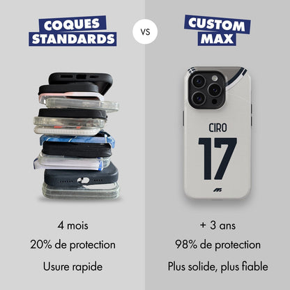 Coque de téléphone LAZIO personnalisable pour téléphone