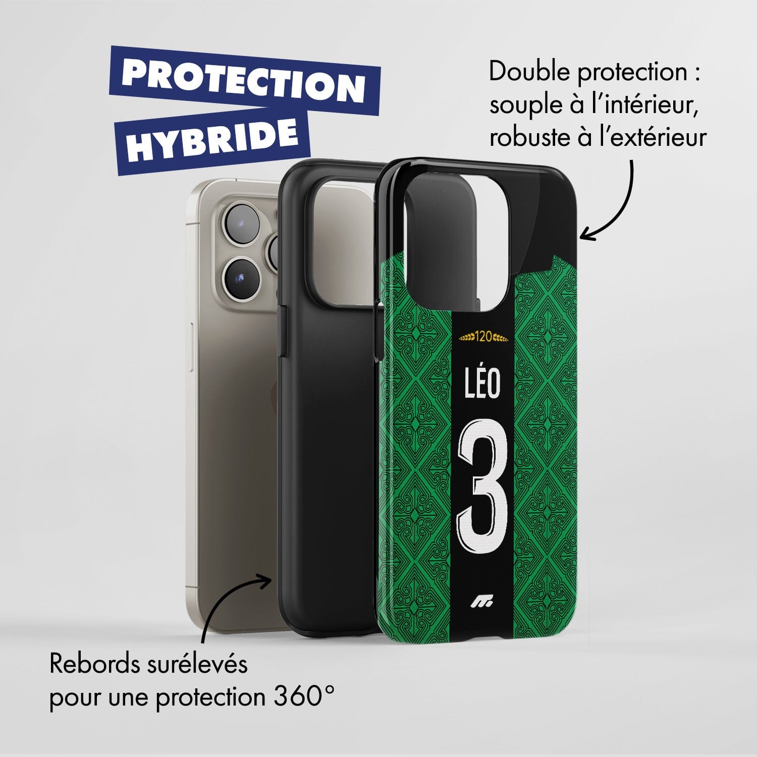 Coque RC Lens football personnalisable pour téléphone