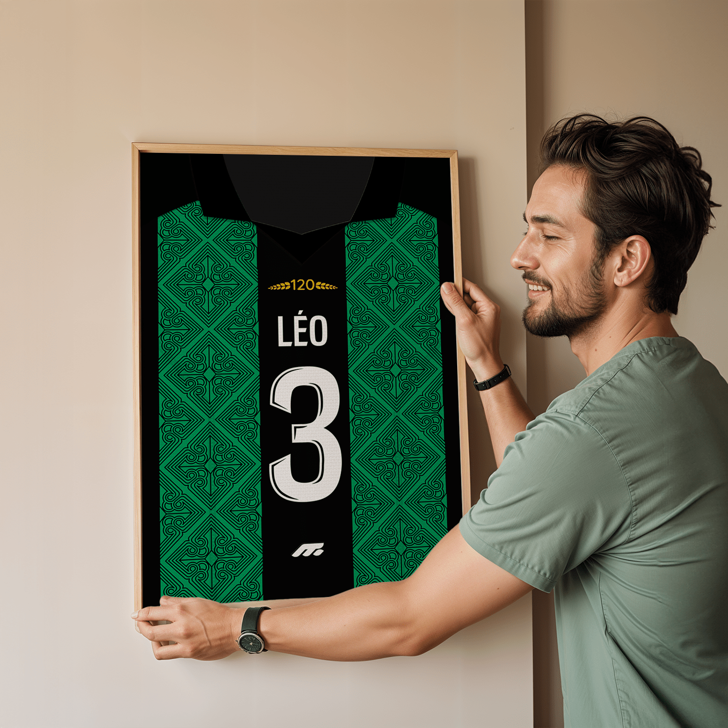 Affiche RC Lens football personnalisable à imprimer