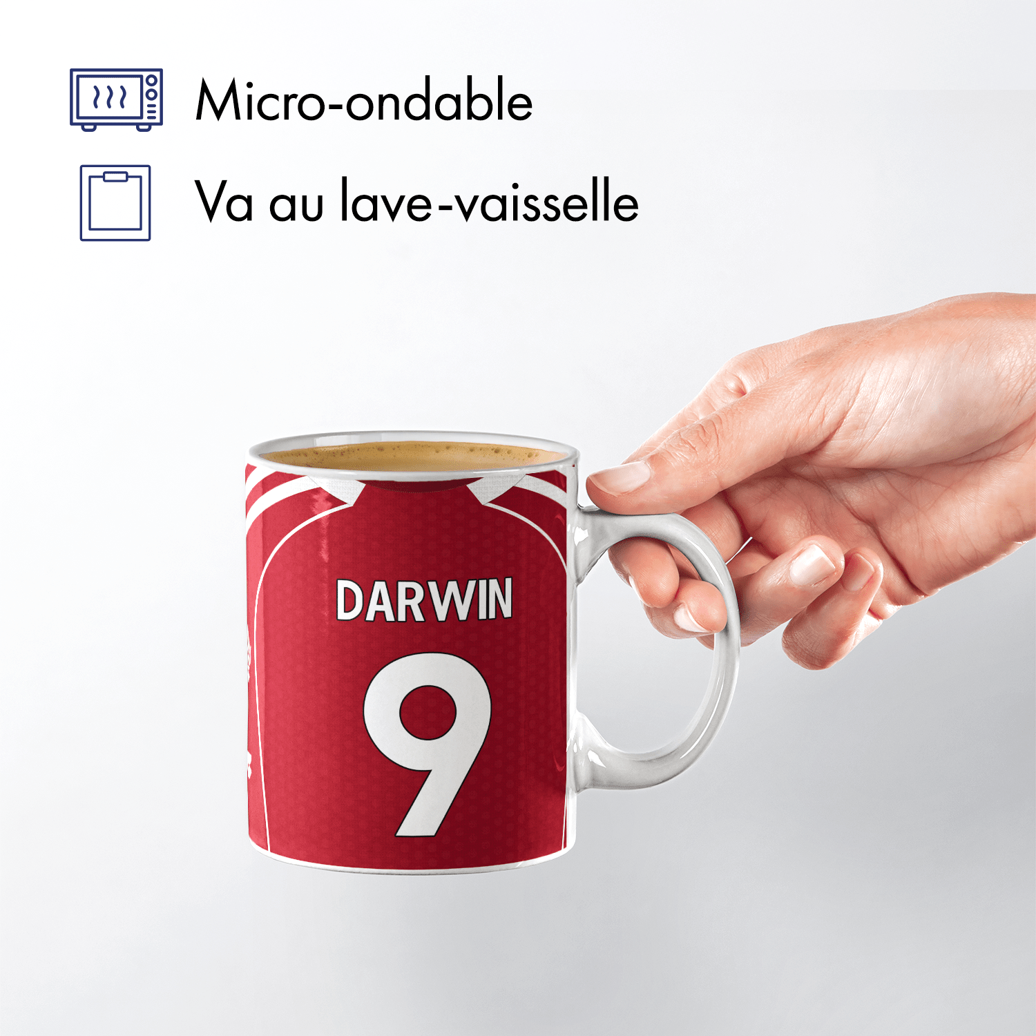Mug Liverpool FC football personnalisable