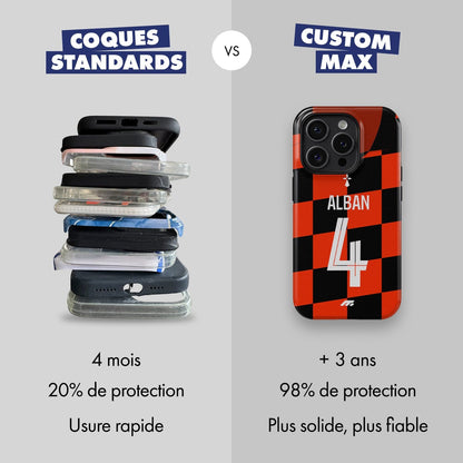 Coque de téléphone FC Lorient personnalisable pour téléphone 