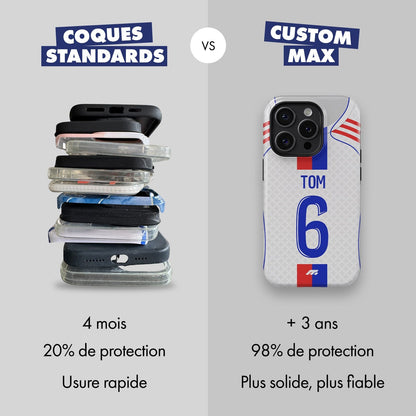 Coque Olympique Lyonnais football personnalisable pour téléphone