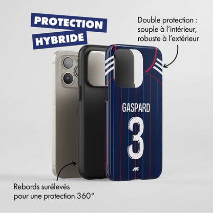 Coque Olympique Lyonnais football personnalisable pour téléphone