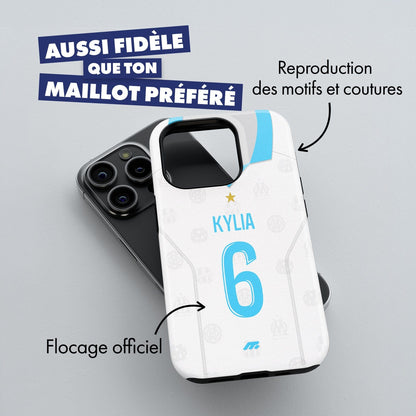 Coque Olympique de Marseille football personnalisable pour téléphone