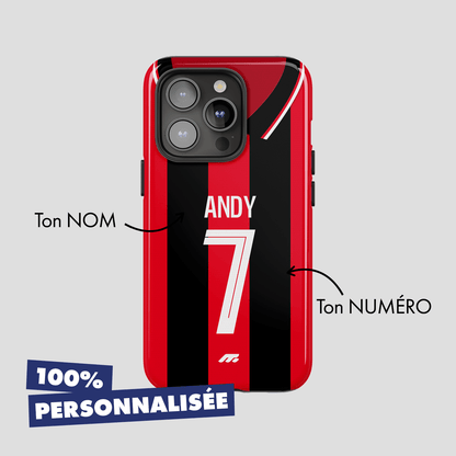 Coque OGC Nice football personnalisable pour téléphone