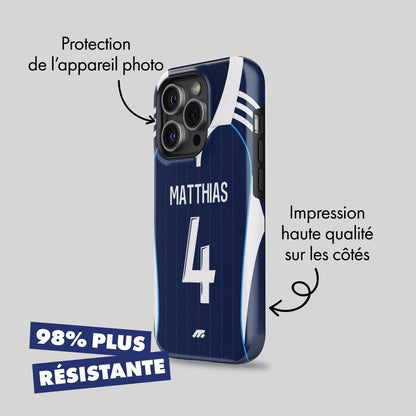 Coque de téléphone PARIS FC personnalisable pour téléphone