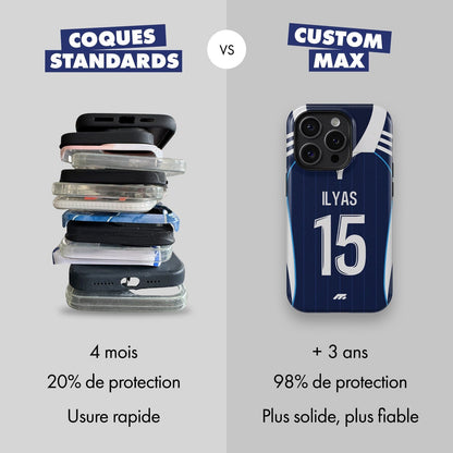Coque de téléphone PARIS FC personnalisable pour téléphone