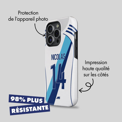 Coque de téléphone PARIS FC personnalisable pour téléphone