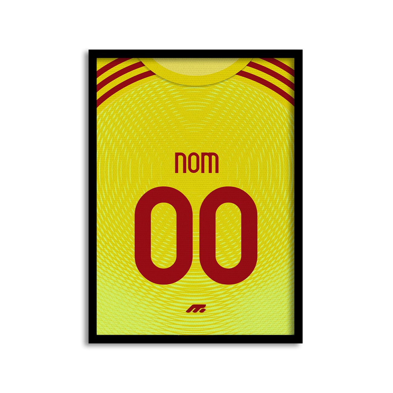 Affiche ROMA football personnalisable à imprimer