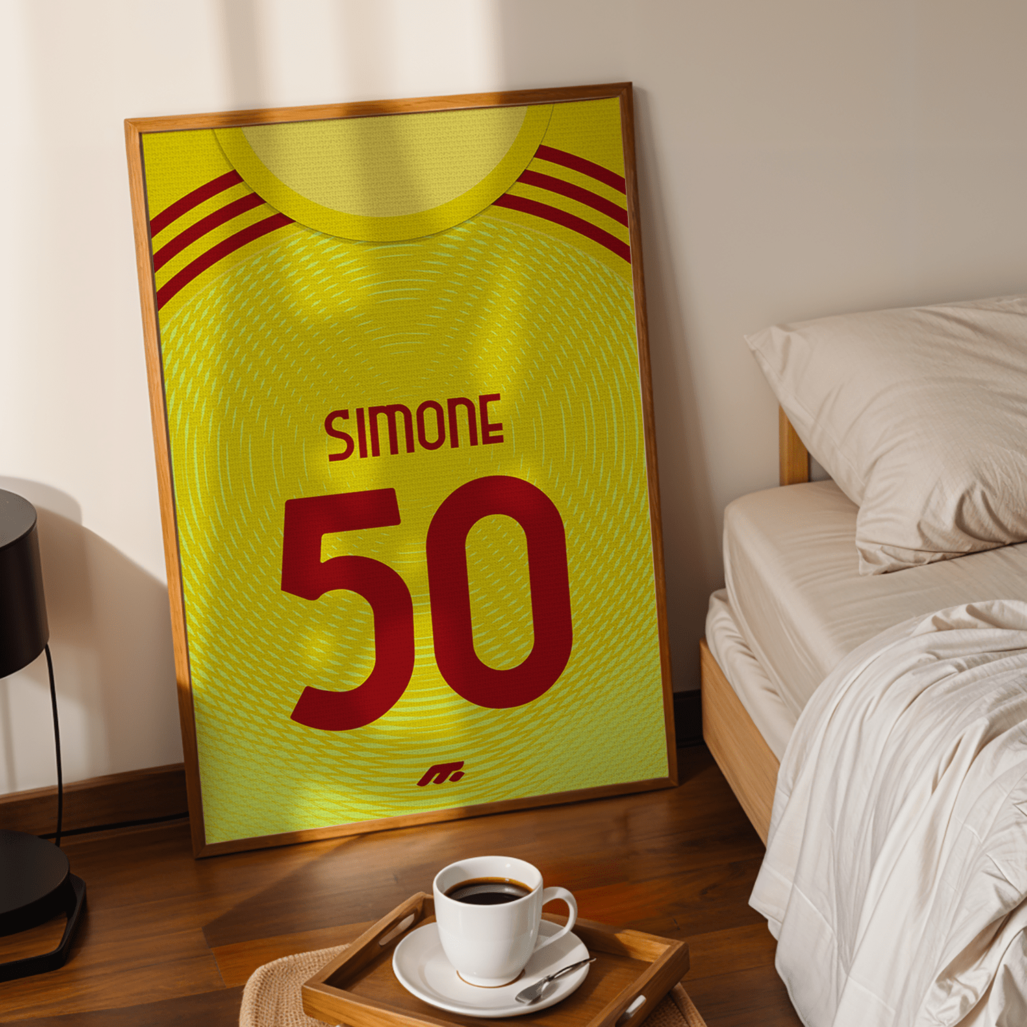 Affiche ROMA football personnalisable à imprimer