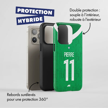 Coque AS Saint Etienne personnalisable