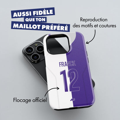 Coque Toulouse FC football personnalisable pour téléphone
