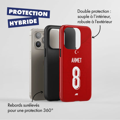 Coque Turquie football personnalisable pour téléphone