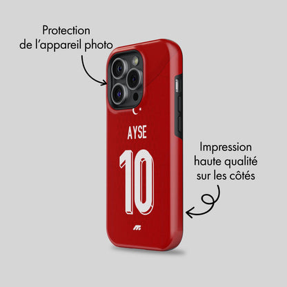 Coque Turquie football personnalisable pour téléphone