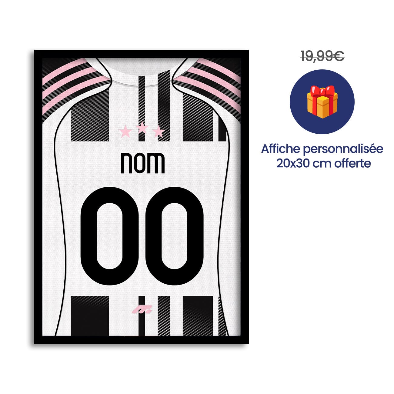Pack JUVENTUS personnalisé de football