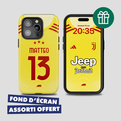 Coque Juventus Turin football personnalisable pour téléphone 