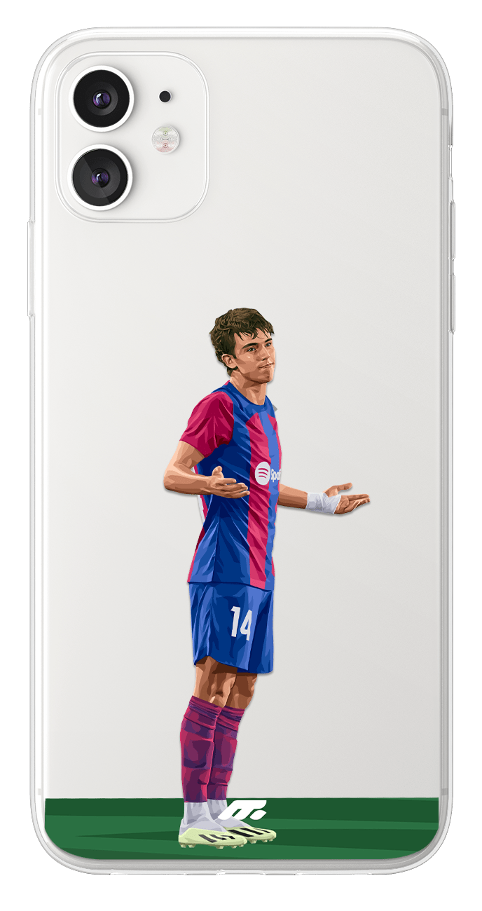 Coque de Joao Felix avec FC Barcelona, Etui de téléphone de Football