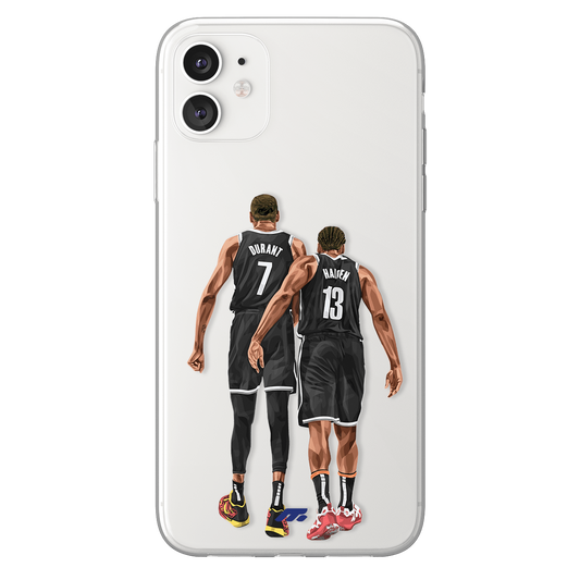 Coque Kevin Durant & James Harden de Basket-ball Brooklyn Nets