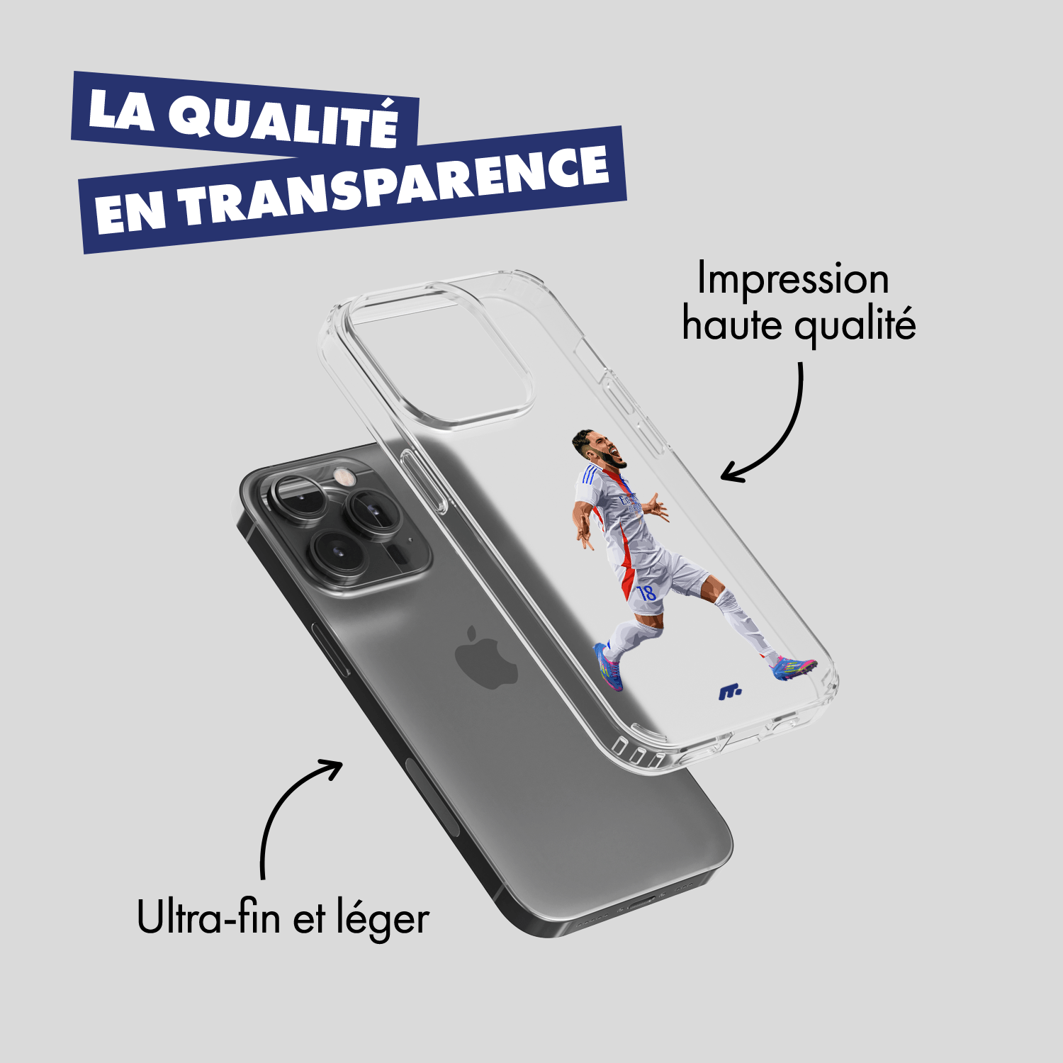 Coque Rayan Cherki  de Football Olympique lyonnais