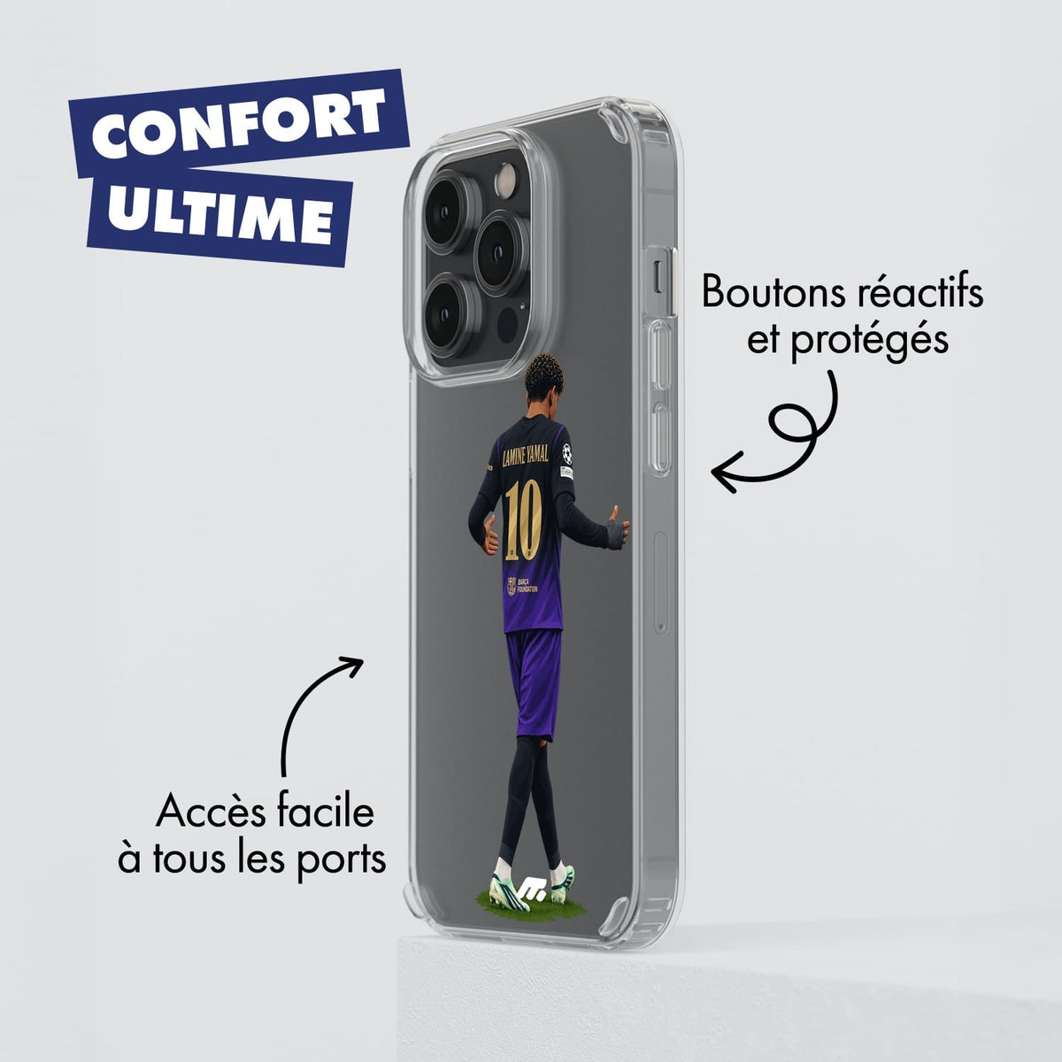 Coque de téléphone  Désiré Doué Équipe de France,