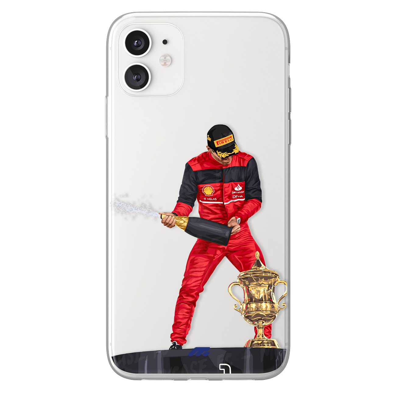 Coque Charles Leclerc de Formule 1 Ferrari