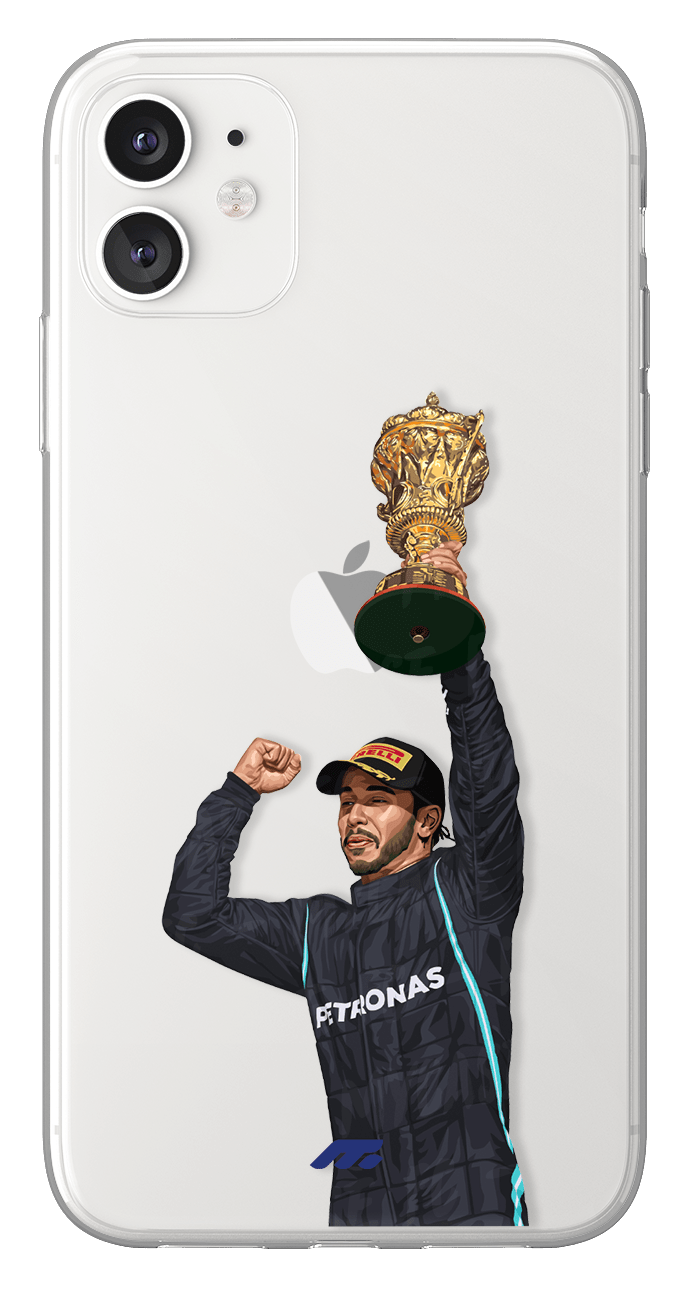 Coque de Lewis Hamilton avec Mercedes, Etui de téléphone de Formule 1