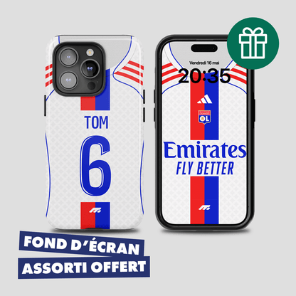 Coque Olympique Lyonnais football personnalisable pour téléphone