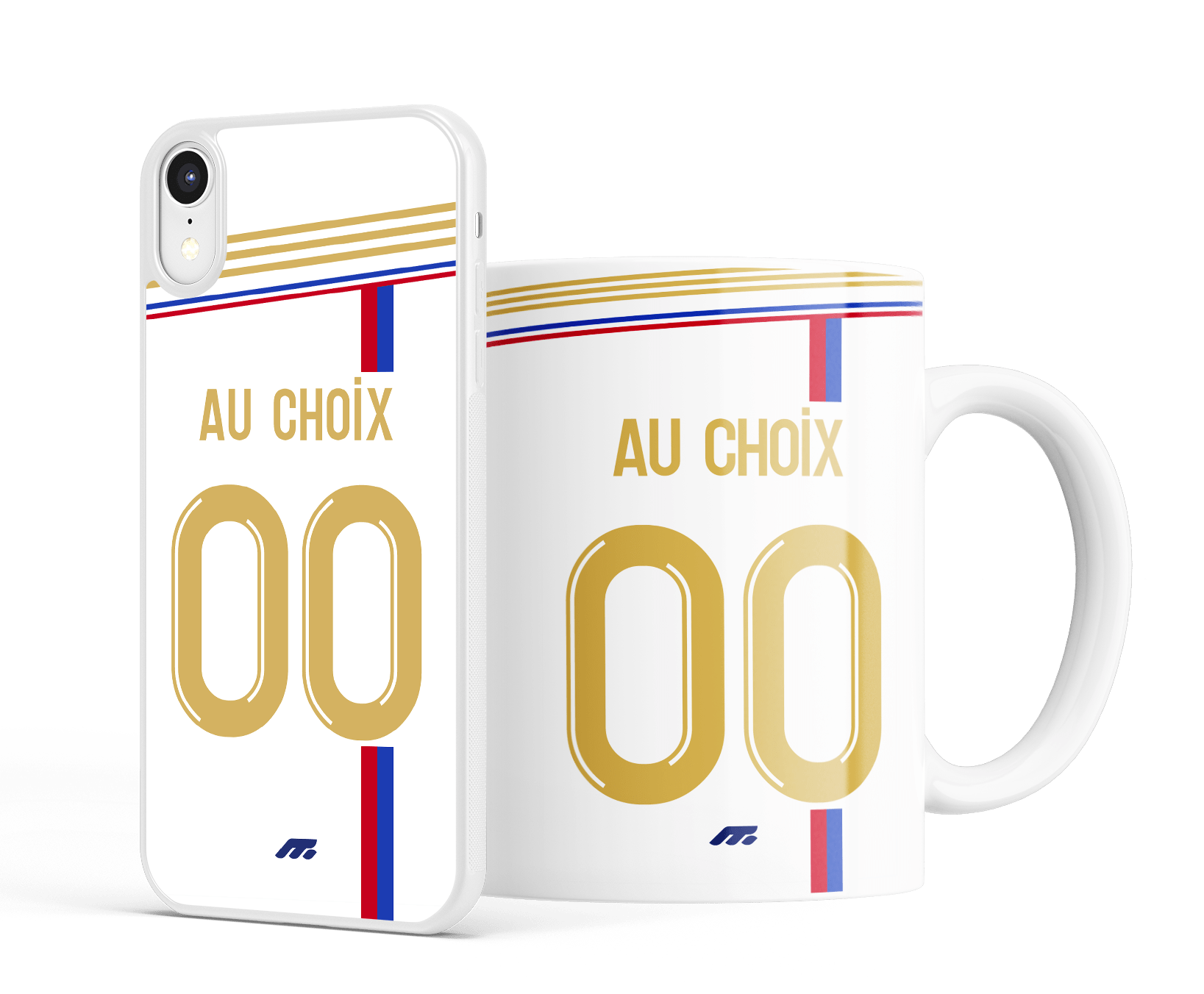 Coque Olympique lyonnais personnalisée pour téléphone iPhone et Samsung