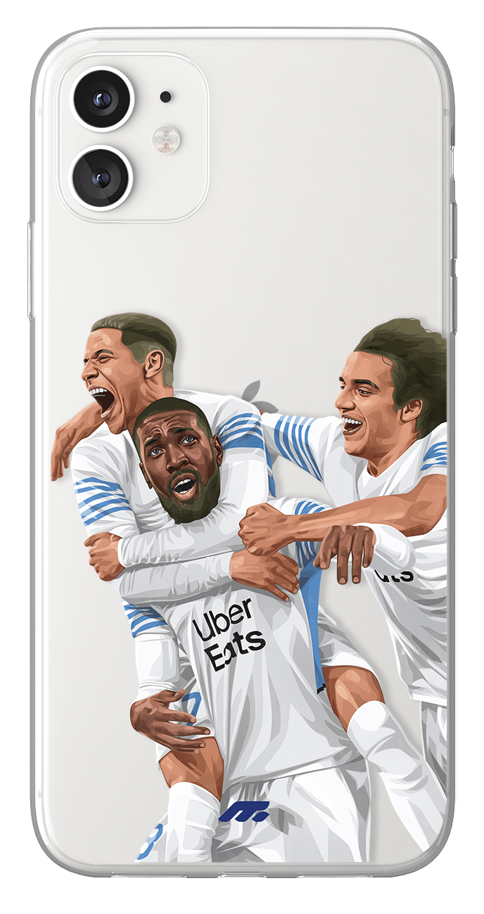 Coque de Les phocéens avec Olympique de Marseille, Etui de téléphone de Football