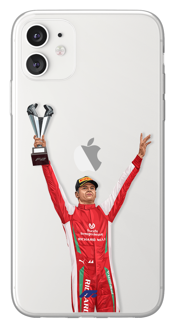 Coque de Mick Schumacher avec Haas, Etui de téléphone de Formule 1