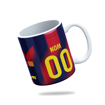 Mug FC Barcelona football personnalisable