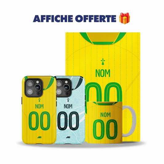Pack NANTES personnalisé de football