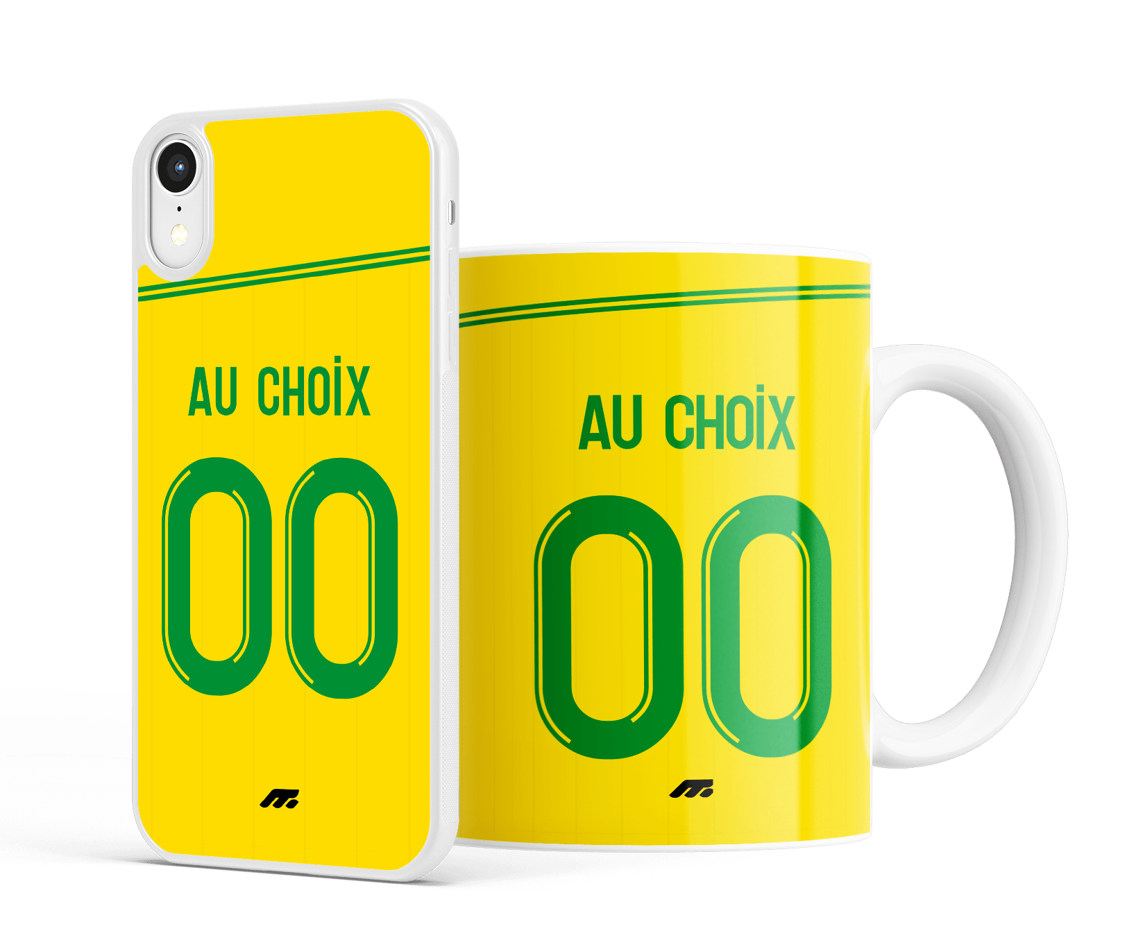 Coque FC Nantes personnalisée pour téléphone iPhone et Samsung