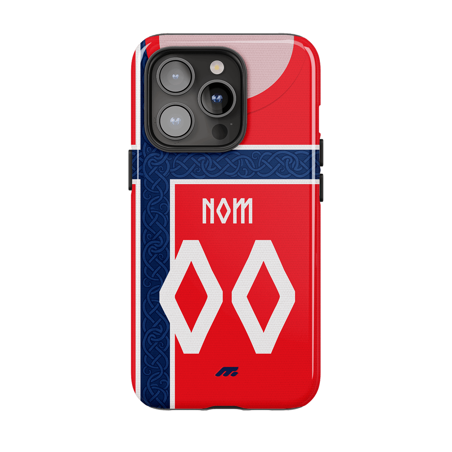 Coque  Norvège football personnalisable pour téléphone - iPhone, Samsung, Google, Xiaomi, Oppo