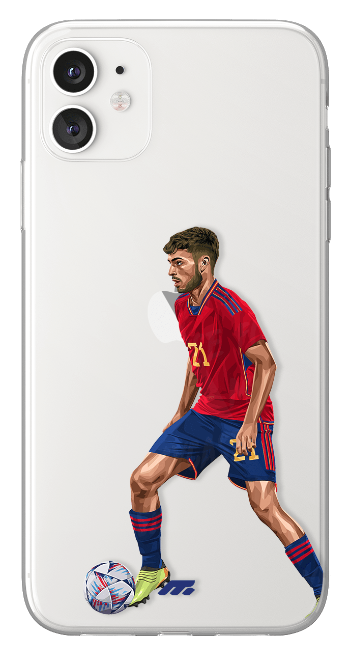 Coque de Pedri avec Espagne, Etui de téléphone de Football