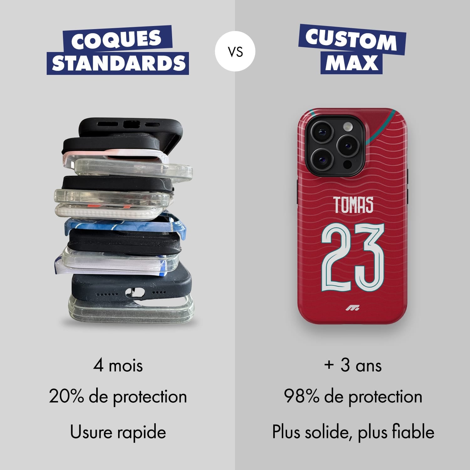 Coque de téléphone Equipe De Portugal personnalisé de football