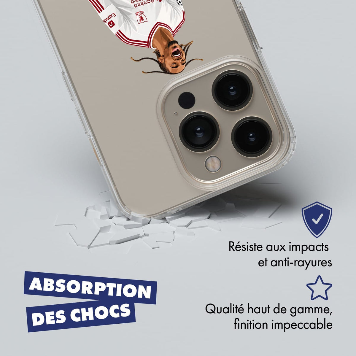 Coque de téléphone  Désiré Doué Équipe de France,