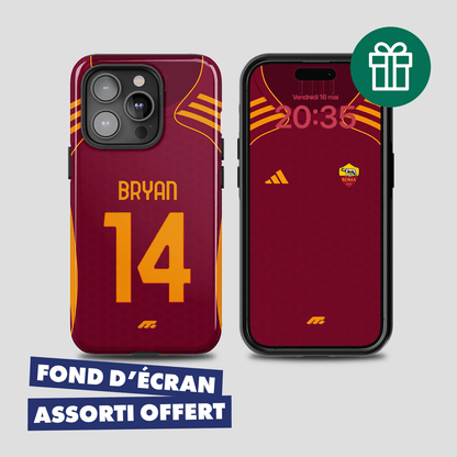 Coque de téléphone As Roma personnalisé de football