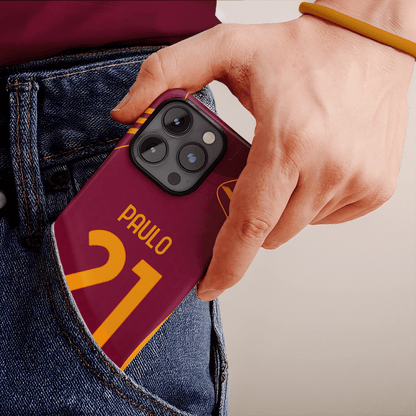 Coque de téléphone As Roma personnalisé de football