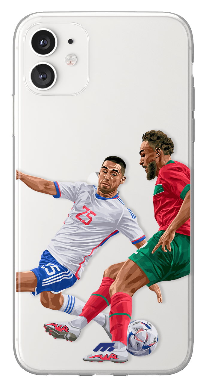 Coque de Sofiane Boufal avec Maroc, Etui de téléphone de Football