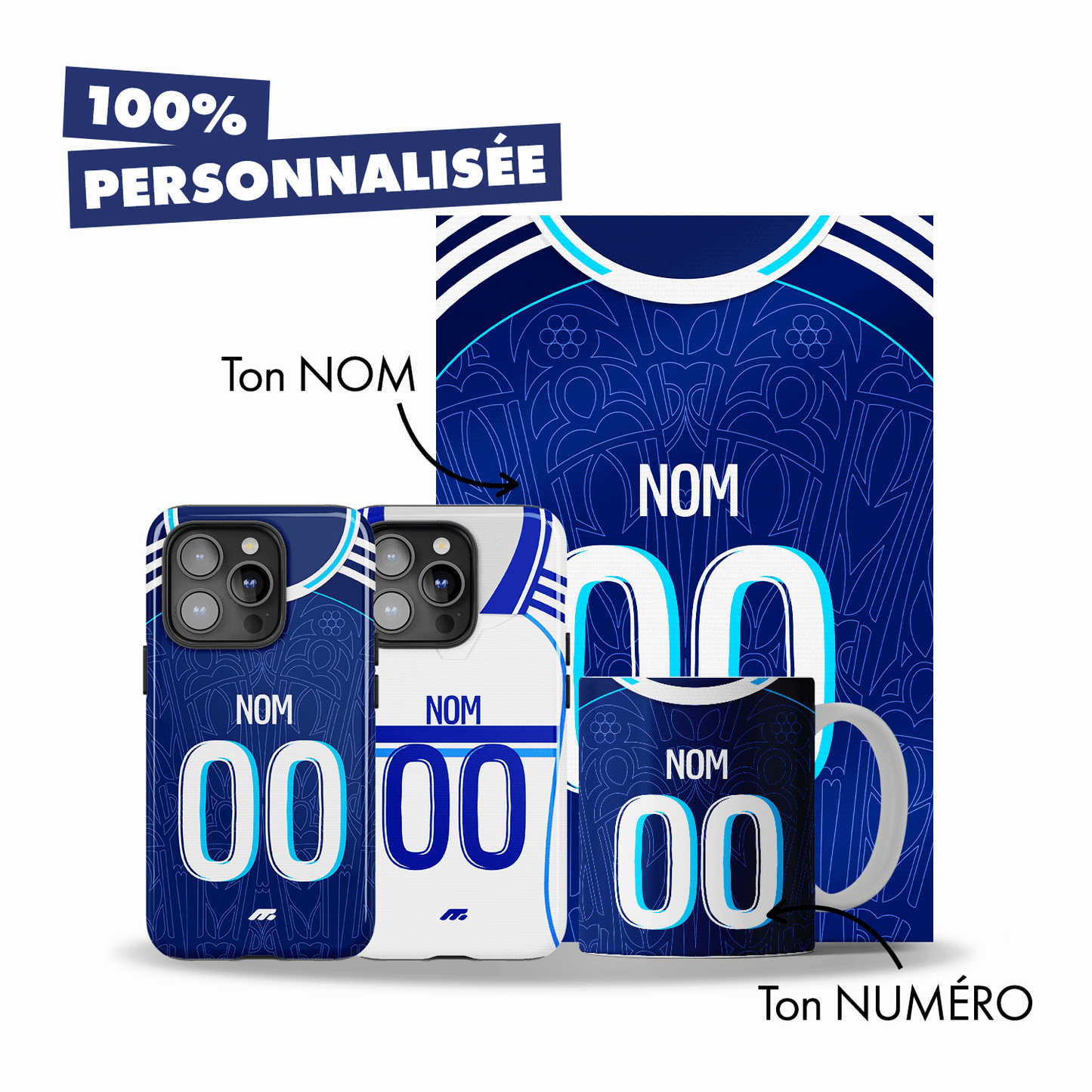 Pack STRASBOURG personnalisé de football